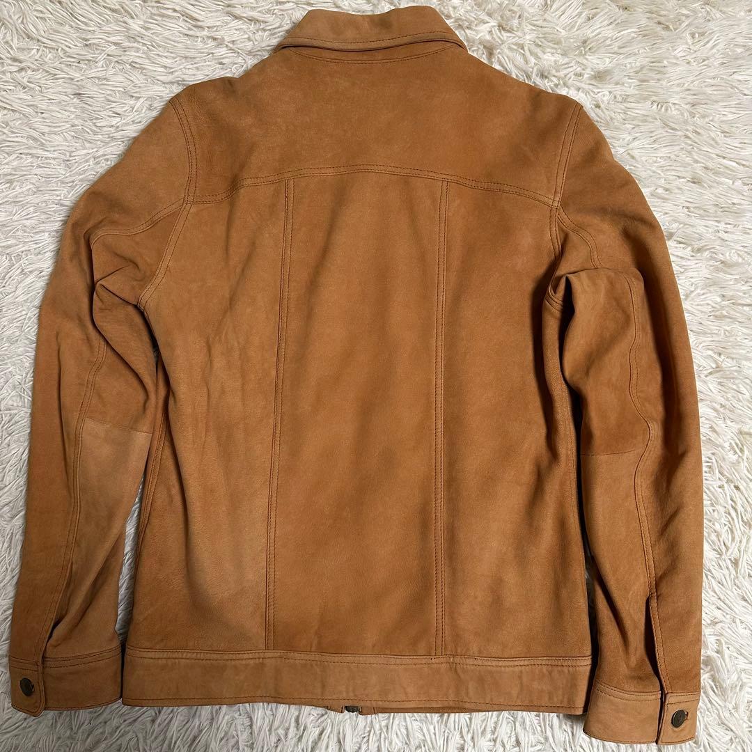 【NOID.】ノーアイディー ライダースジャケット シングル スエード レザー