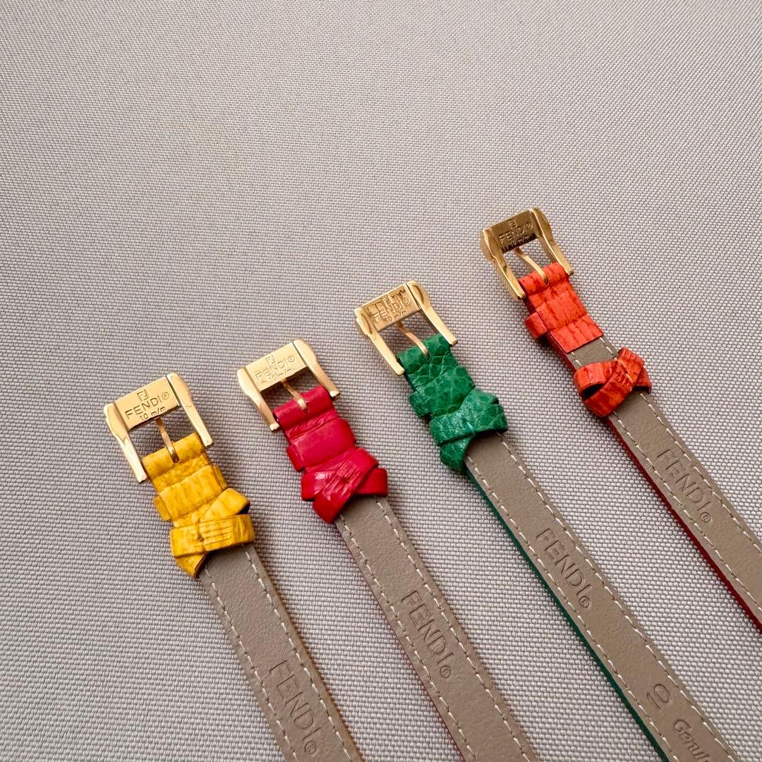 FENDI フェンディ チェンジベルト 腕時計 ベルト未使用 4色