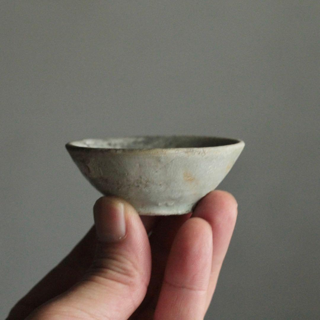 李朝 白磁 盃 ぐい呑み 古道具 古美術 朝鮮美術