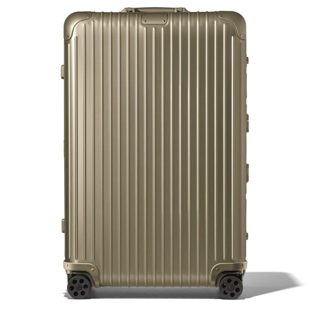 正規品　RIMOWA リモワ　オリジナル チェックインL チタニウムスーツケース