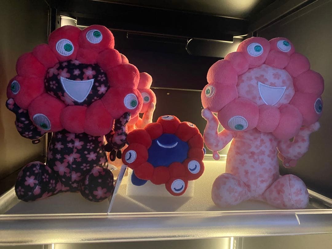 ミャクミャク 桜 ぬいぐるみ ブラック セット