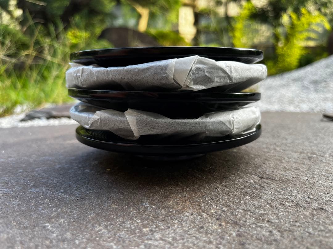 平安象彦　9代目西村彦兵衛　茶托5枚セット　新品未使用　共箱付