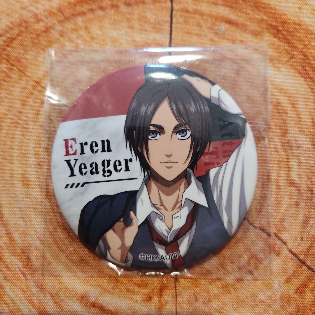 進撃の巨人　描き下ろし缶バッチコレクション（スーツver.）エレン　ドンキコラボ