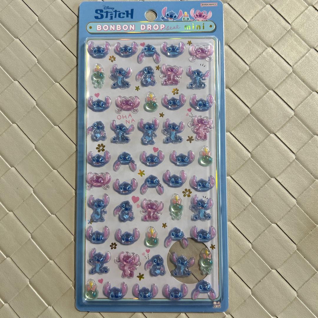 【正規品】ディズニースヌーピーサンリオボンボンドロップシール　ミニ7枚