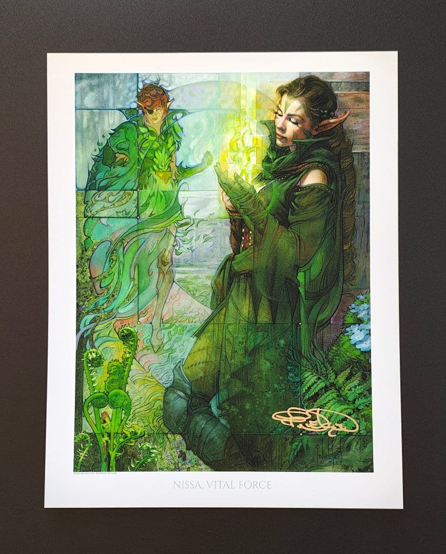 猫*】様 サイン入りアートプリント　リリアナ　ニッサ　チャンドラ　ジェイス　ギデ