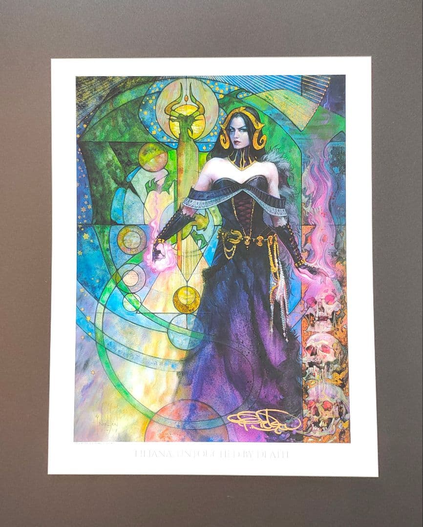 猫*】様 サイン入りアートプリント　リリアナ　ニッサ　チャンドラ　ジェイス　ギデ