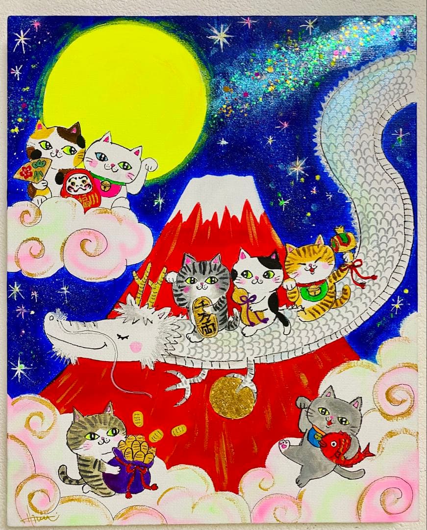 ぱんだるま絵画２点