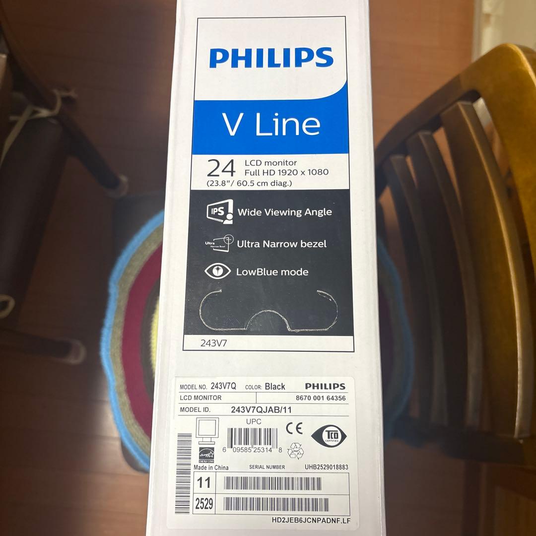 【即日発送・新品】Philips V Line 24インチモニター 本体