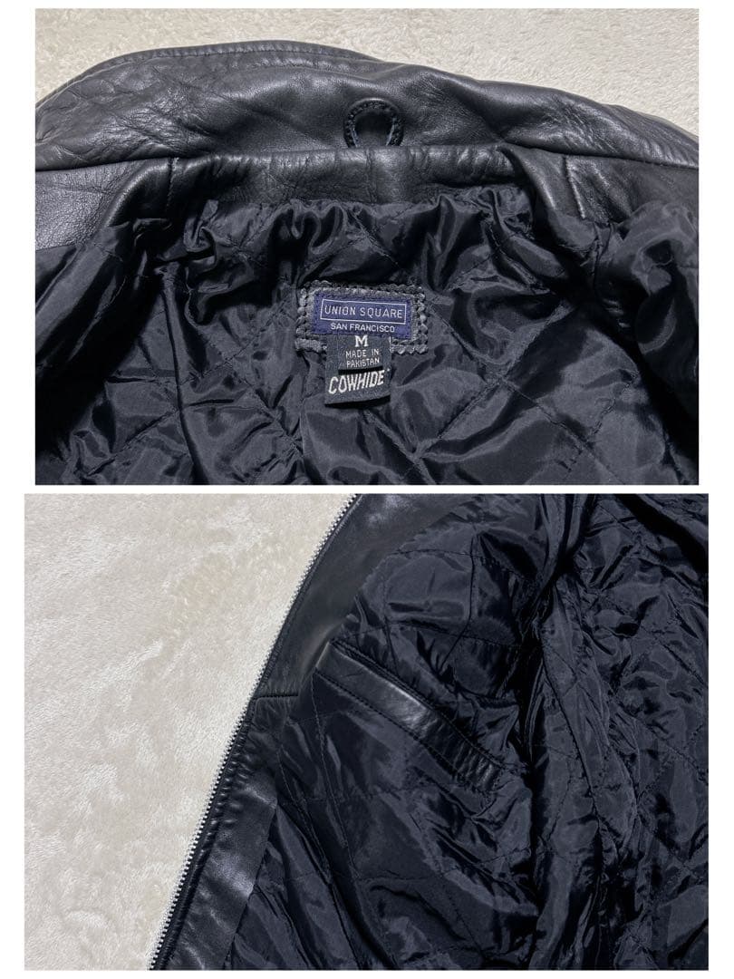 美品 70s〜90s TALONジップ シングル ライダース M カウハイド