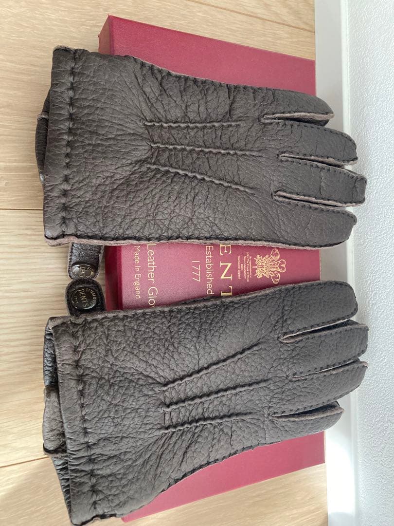 DENTS ヘリテージコレクション レザー手袋 7.5 Bark