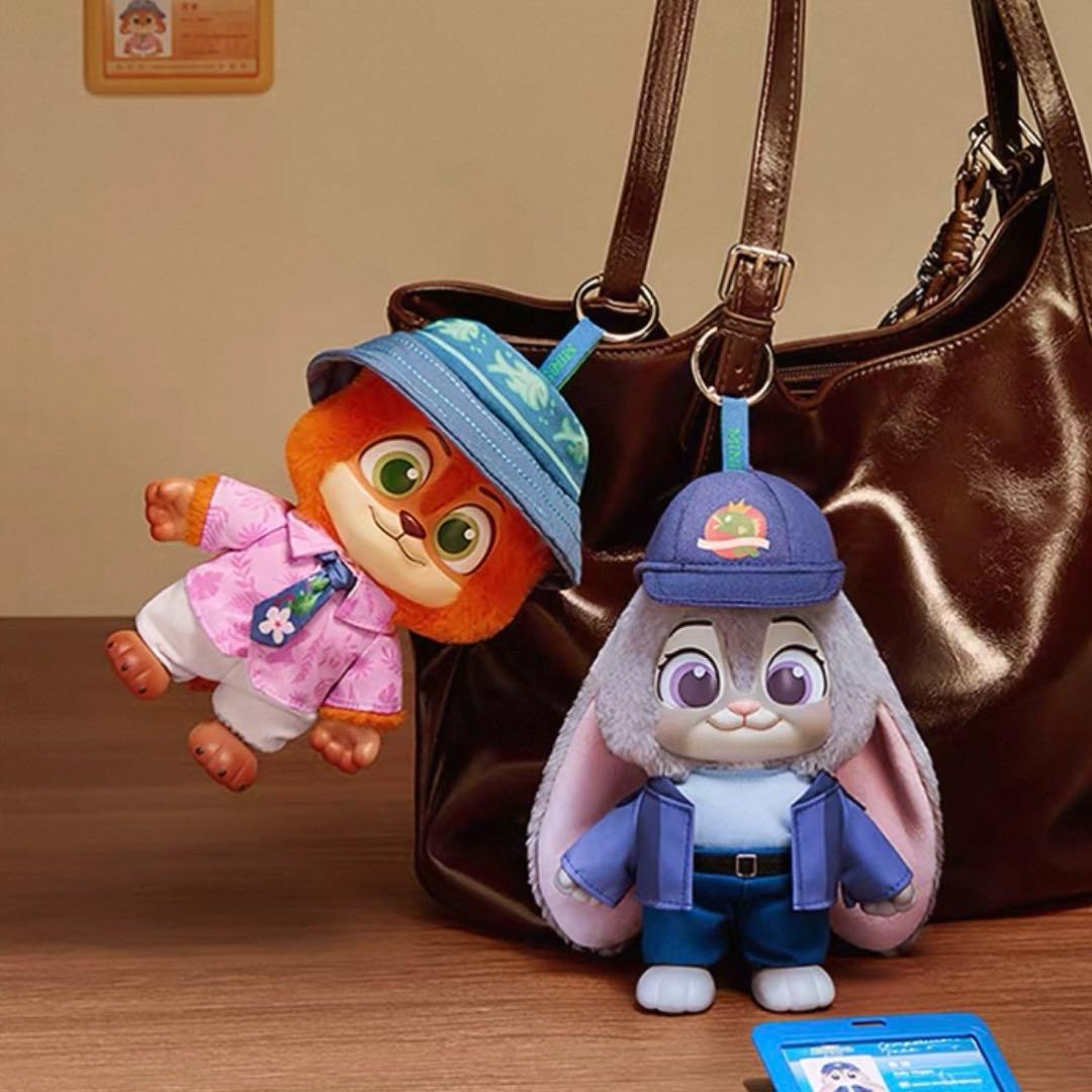ズートピア2 MINISO ニック ジュディ ぬいぐるみ 城市居民シリーズ 新品