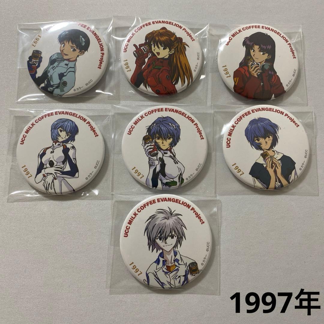 エヴァ博 限定 UCC 缶バッジ 全33種フルコンプセット 全種 コンプ