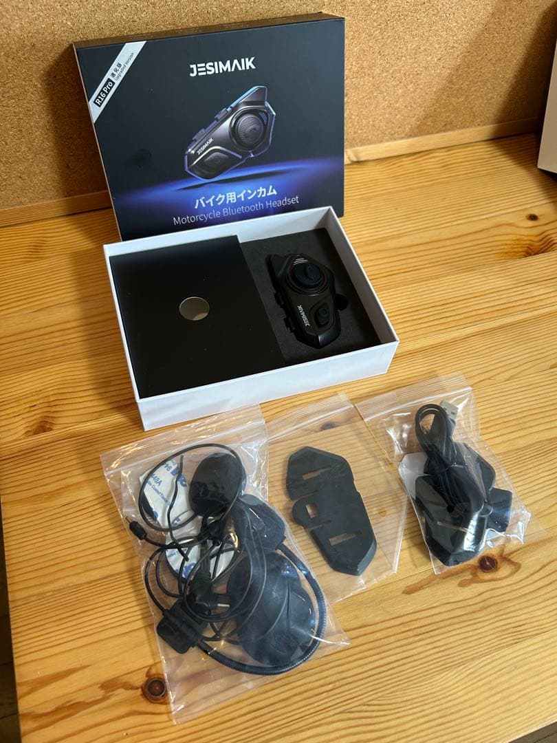 JESIMAIK バイクインカムR16Pro Bluetoothヘッド2台セット