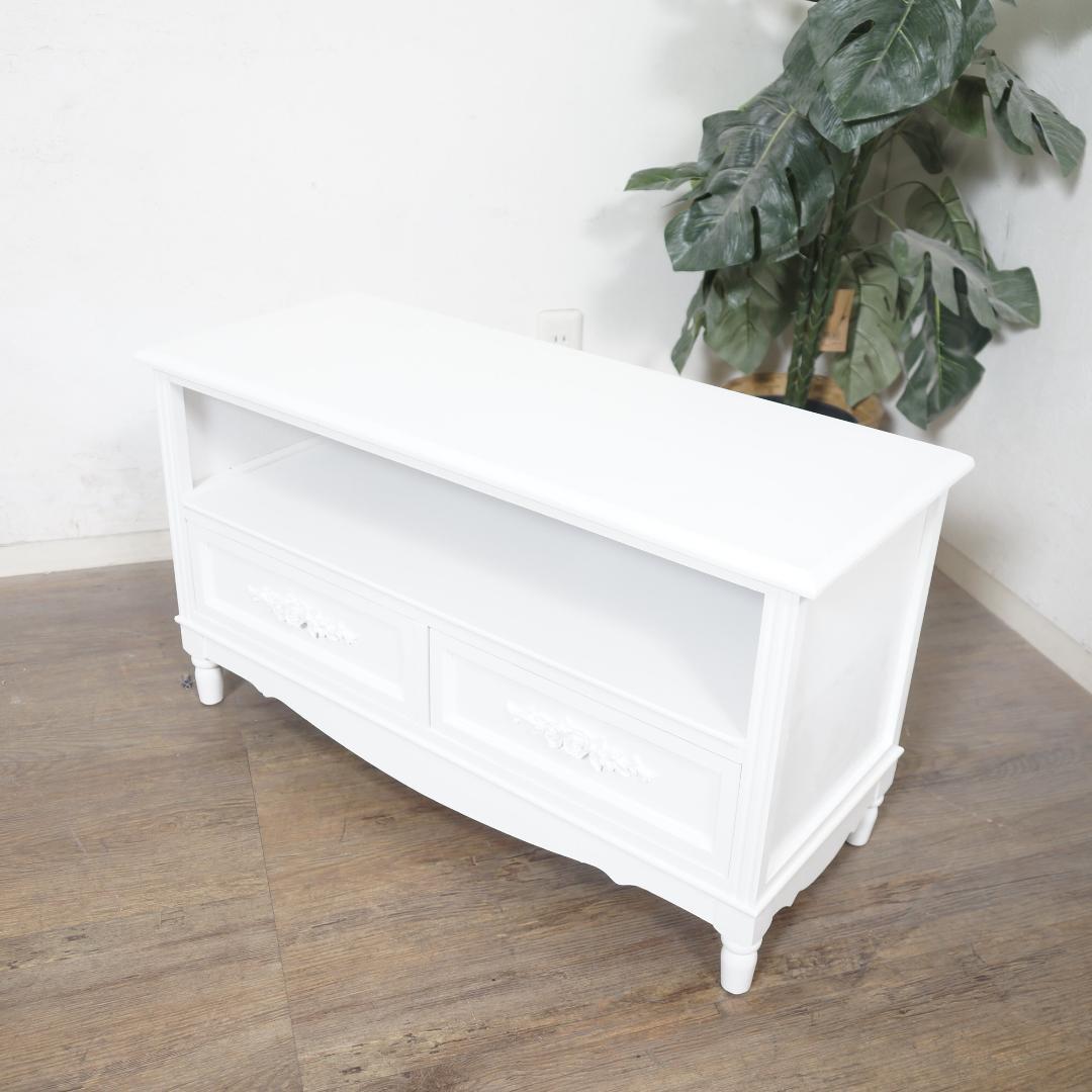 【新品】アンティーク風 テレビボード　フレンチテイスト　アウトレット