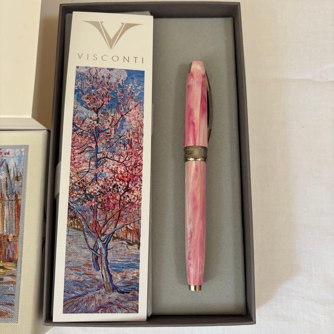 ビスコンティ VISCONTI ローラボールペン ヴァン ゴッホ 花咲く桃の木