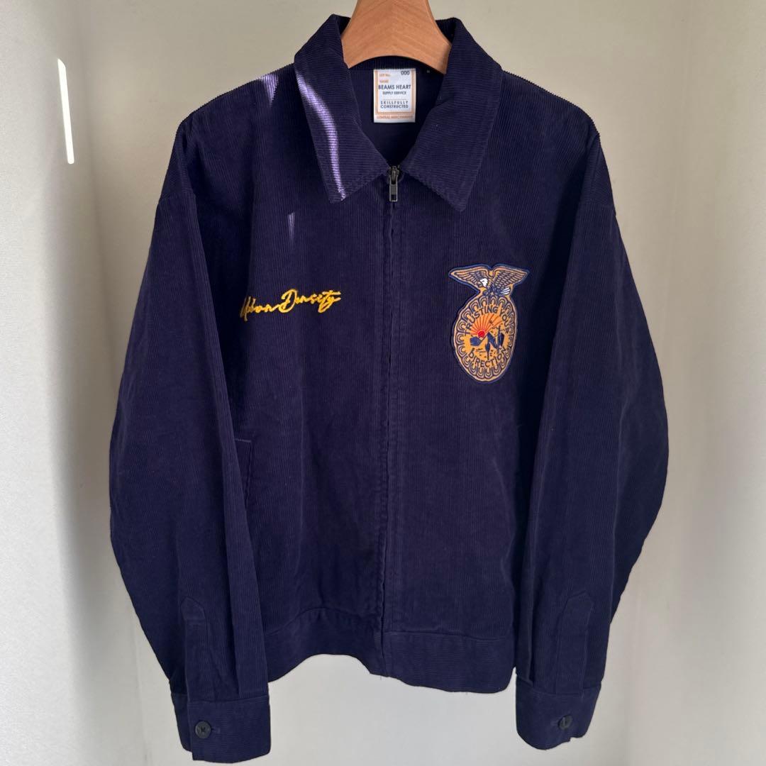 BEAMS HEART \"FFA ジャケット\" 復刻モデル パープルネイビー