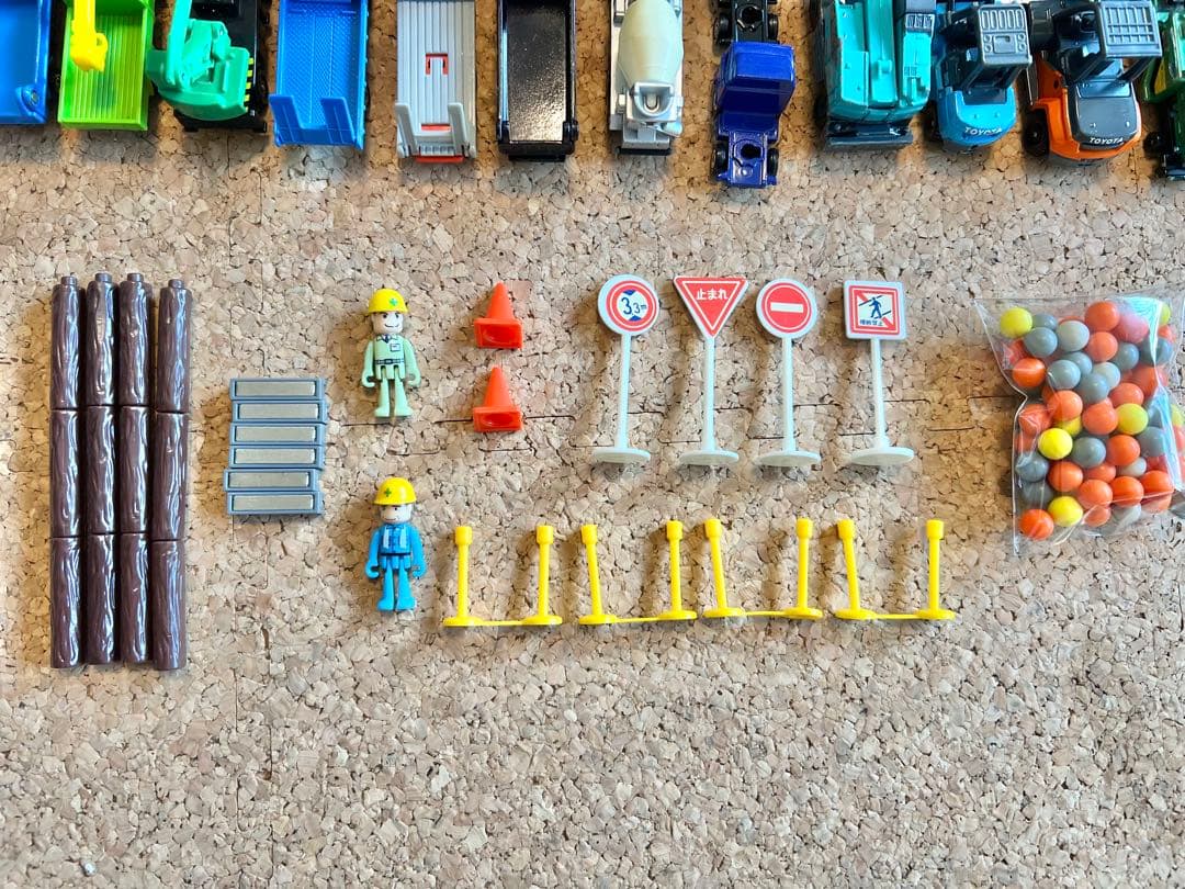 トミカ 建設車両 重機　工事現場3点セット　廃盤トミカ、レア車多数アリ