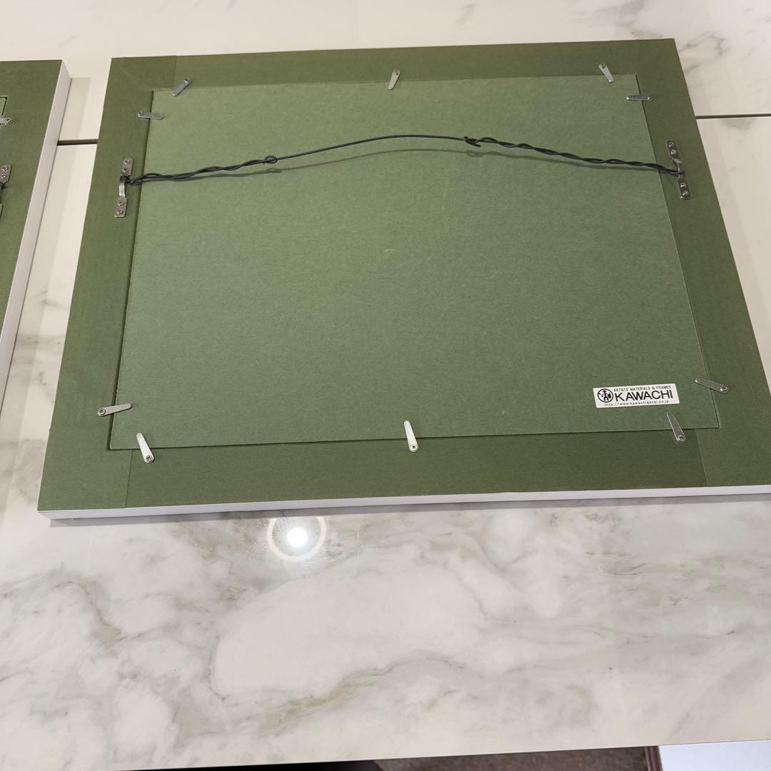 ヘザーブラウン額入り2枚セット