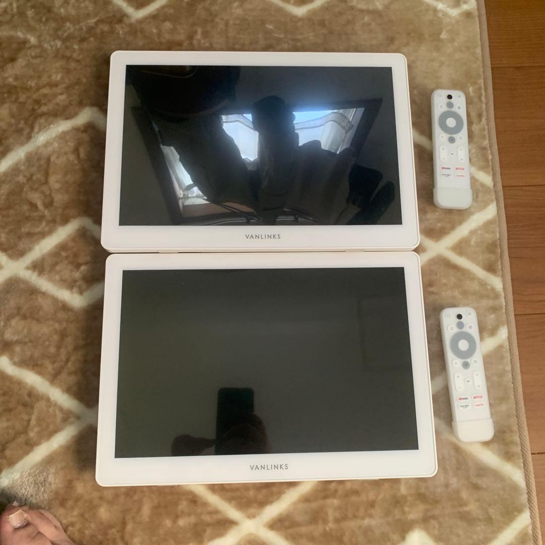 【早期売り切り】２台で！！VANLINKS14型防水モニター VLMN-01W