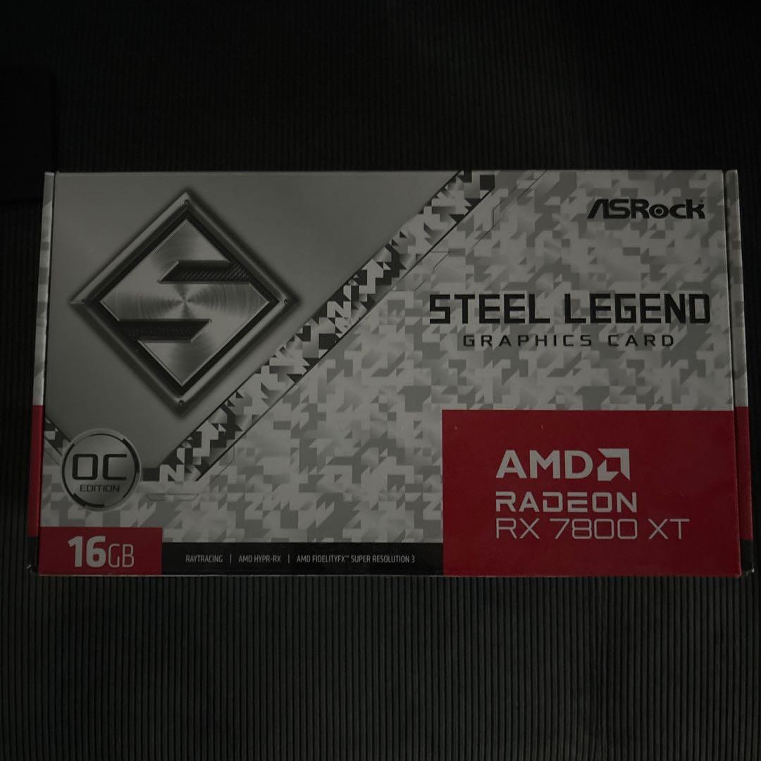 グラフィックボード・グラボ・ビデオカード Radeon RX 7800 XT Steel Legend 16GB