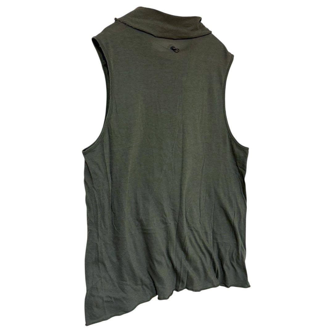 【希少】シヴァ SIVA★00's★変形★ハイネック★タンクトップ M カーキ