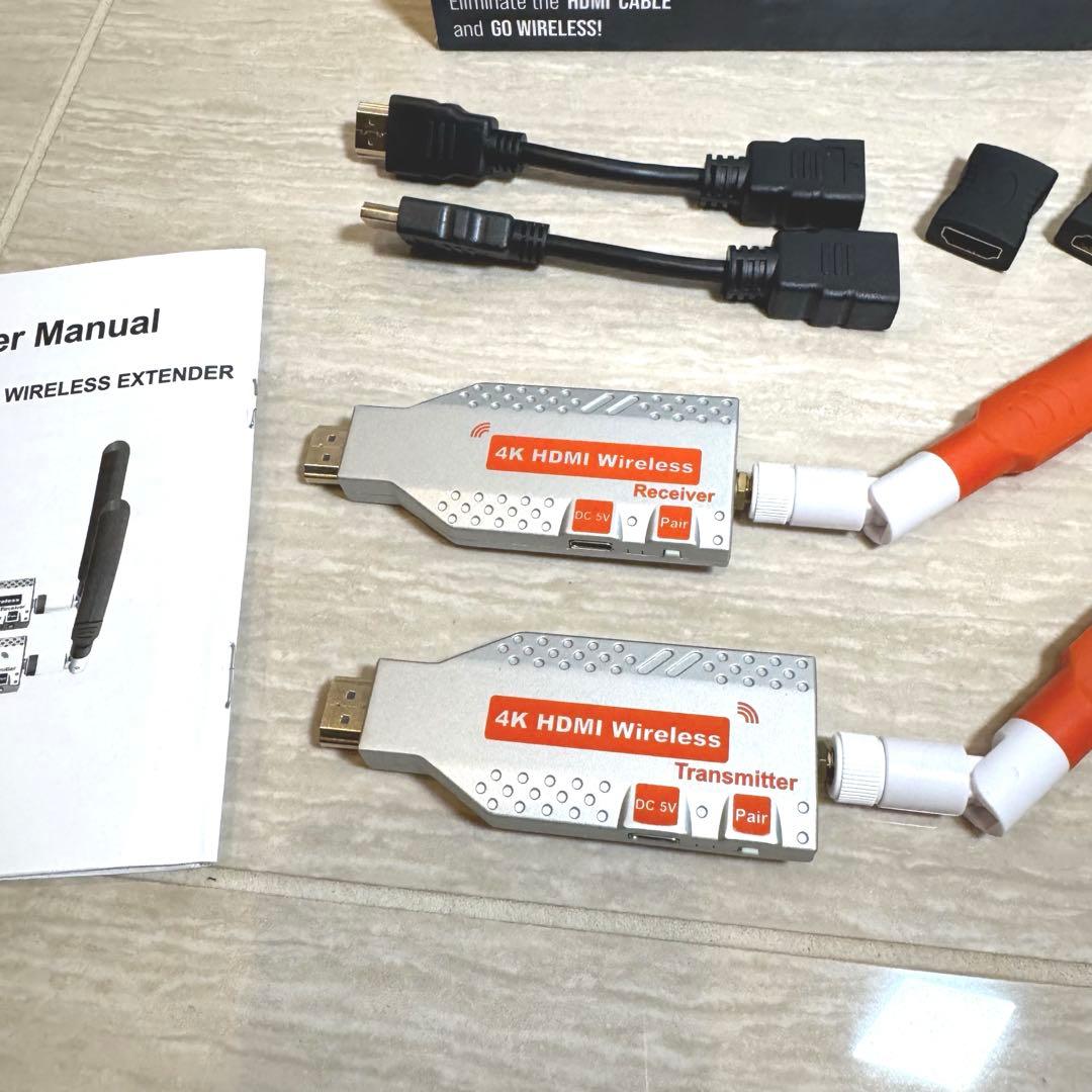 HDMI ワイヤレス 4K 150m 無線 長い ケーブル代わりに！