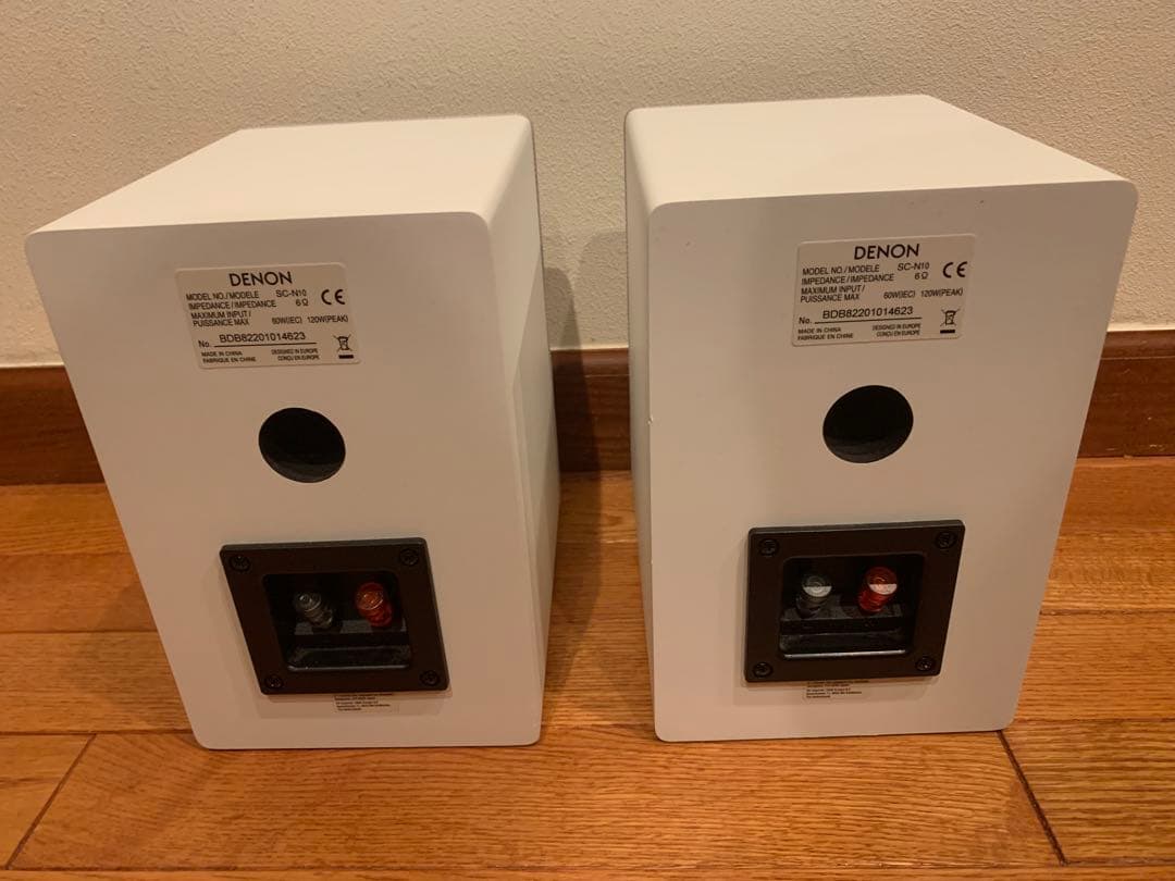 DENON SC-N10 ホワイト スピーカー