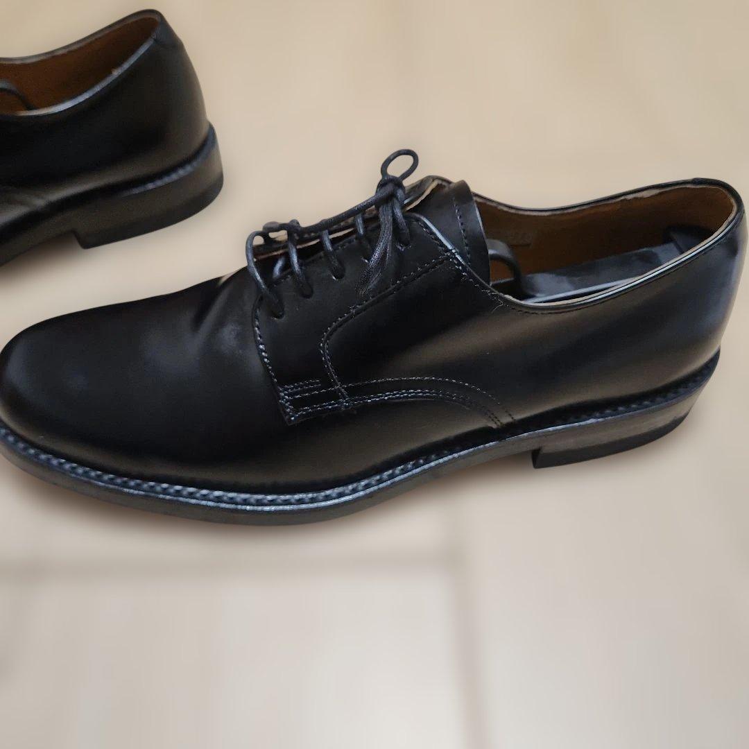 美品リーガル プレーントゥ J636 ブラック 25.5