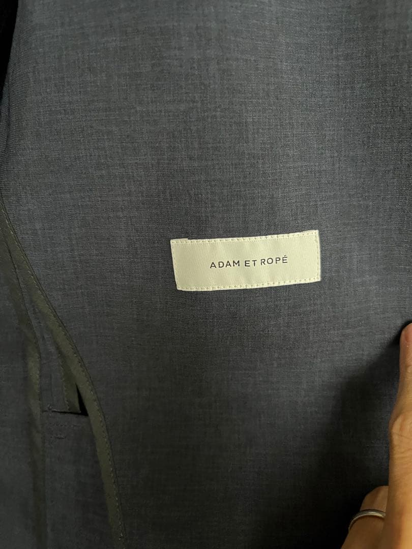 【定価19,910円】美品ノーカラージャケット ＆イージーパンツ2点セットM