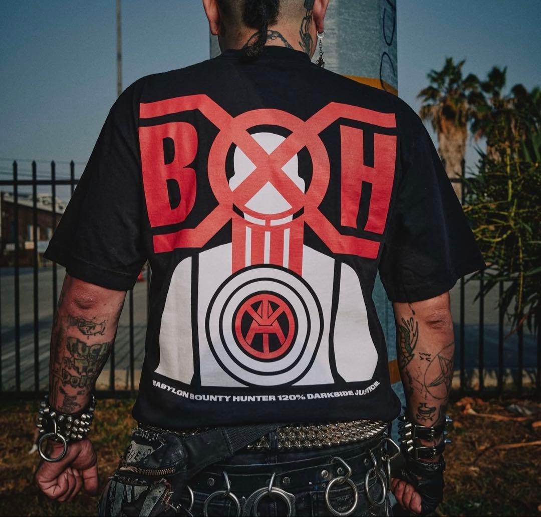 トップス BABYLON X BOUNTY HUNTER JUSTICE TEE