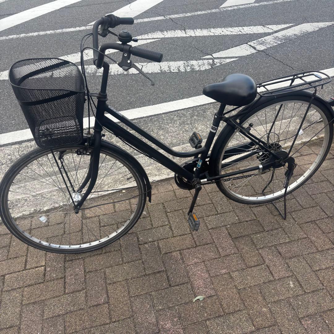 【直接の引き渡し】27インチ　ブラックママチャリ