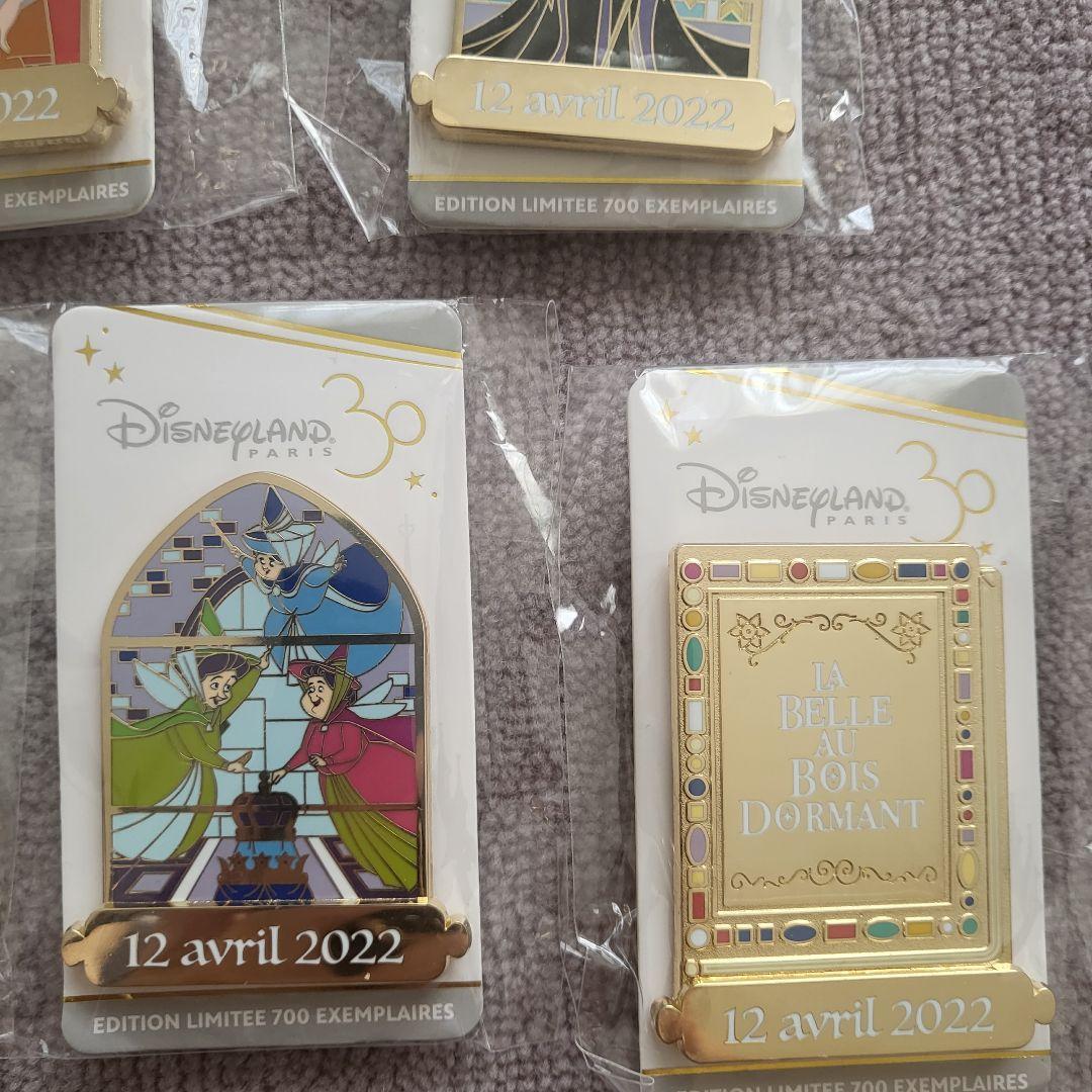 パリディズニー 30周年 リミテッドピン 眠れる森の美女 オーロラ セット