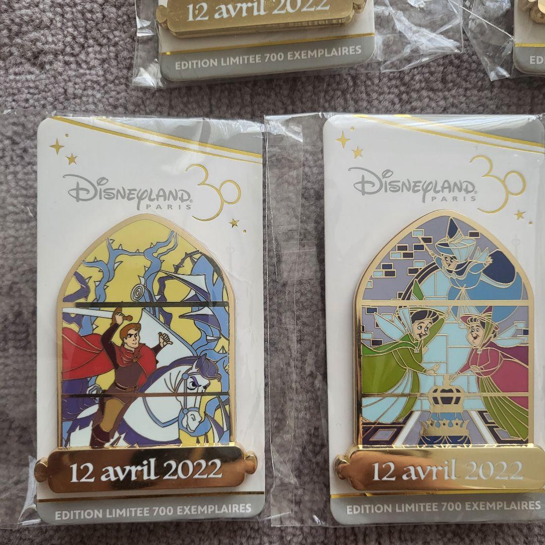 パリディズニー 30周年 リミテッドピン 眠れる森の美女 オーロラ セット