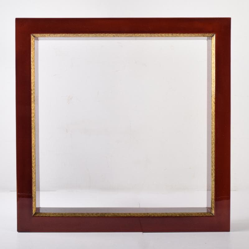 茶道具　輪島塗　塗師　古今青峰作　松葉ちらし　炉縁　共箱　C　7051A