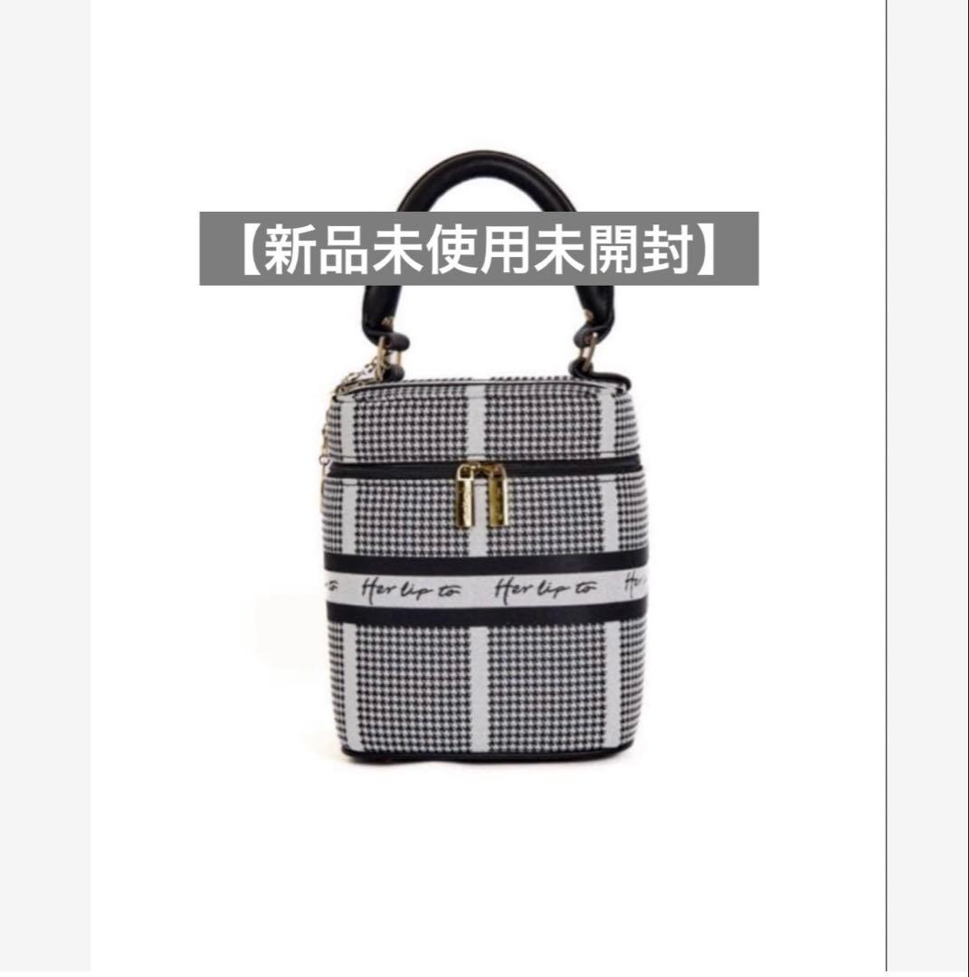 バッグ HLT Jacquard Vanity Bag silver