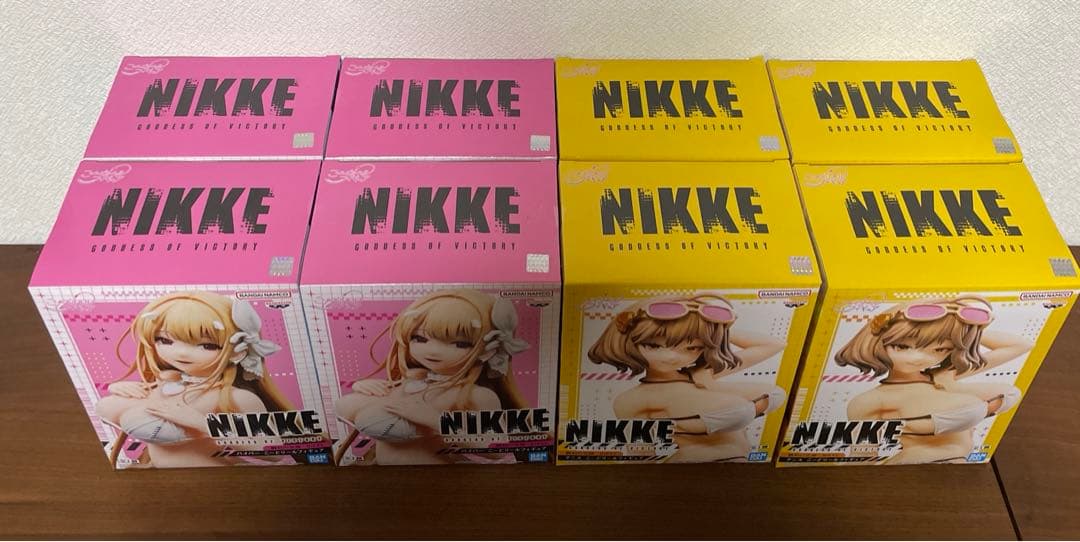 勝利の女神:NINNE こーどリールフィギュア　バイパー×4体　アニス×4体