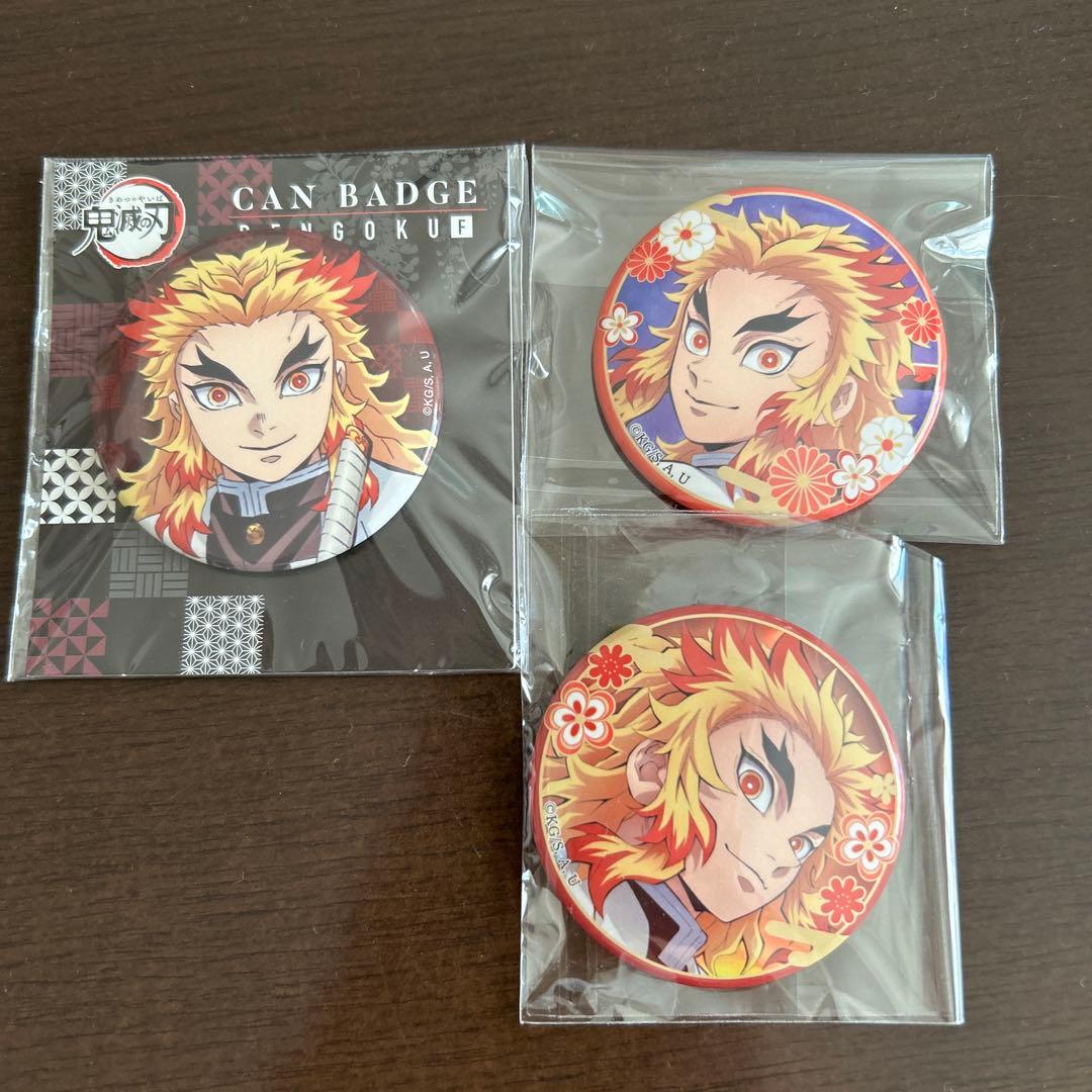 鬼滅の刃　煉獄杏寿郎　缶バッジ