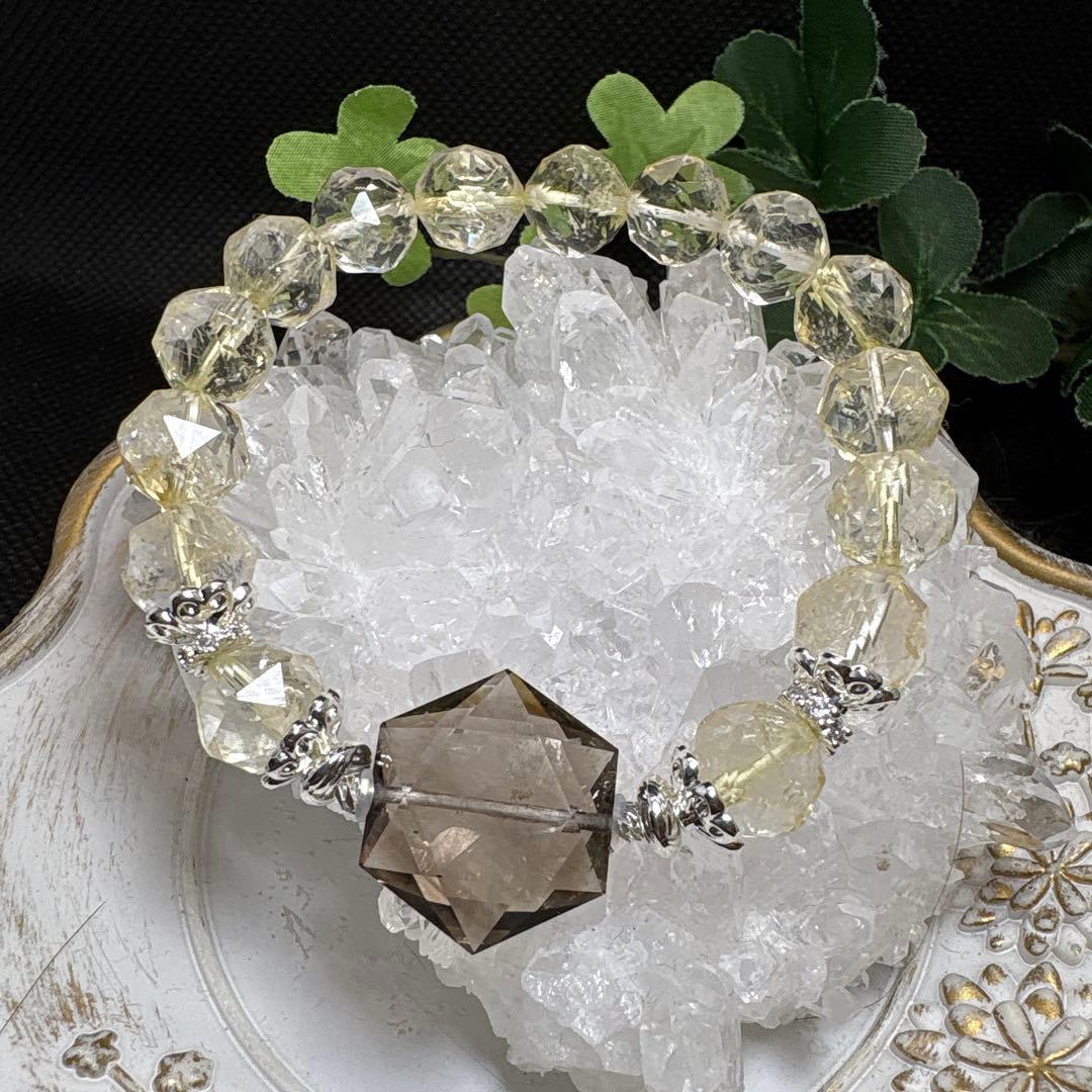 ＊keiko様お取り置き4/26専用＊スモーキークォーツ　ミニ六芒星