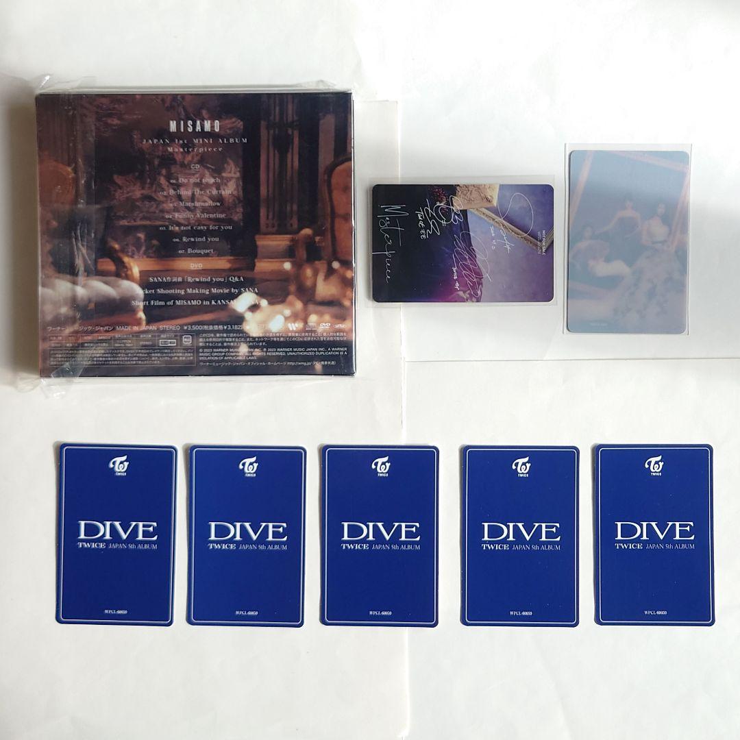 TWICE MISAMO DIVE サナ コンプ Masterpiece ぷく顔