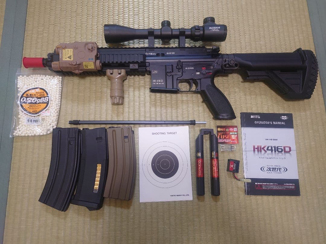 東京マルイ次世代HK416D・サバゲー引退まとめセット(美品)