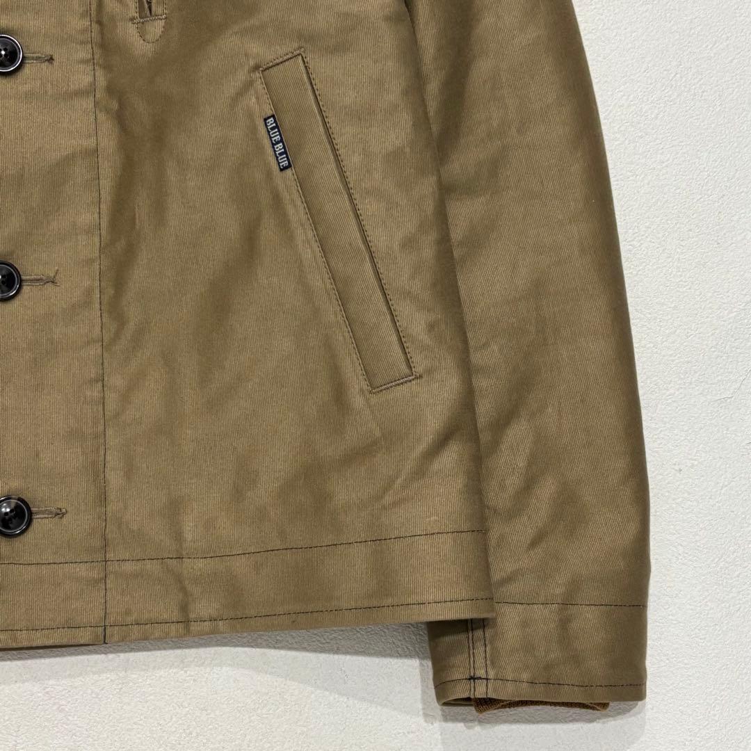 BLUE BLUE 美品 名作 N-1 ボア デッキジャケット ジャーマンクロス