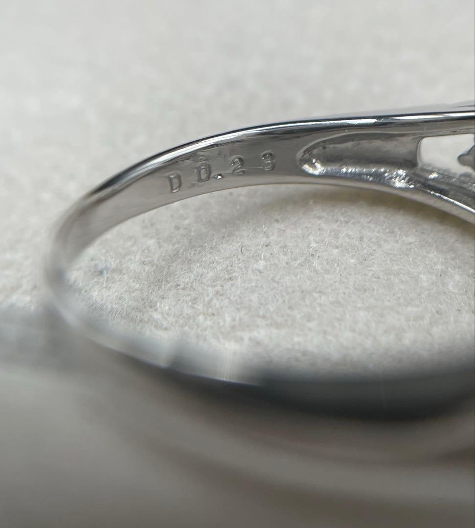 専用JL220★高級 ダイヤモンド0.466ct プラチナ リング 鑑別付