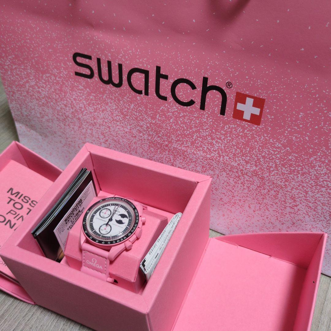 スウォッチオメガ　 Mission to the Pink Moonphase