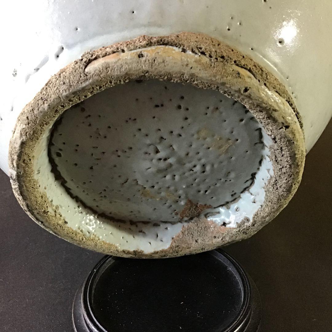 李朝　柘榴図柄　大壺　李朝中期