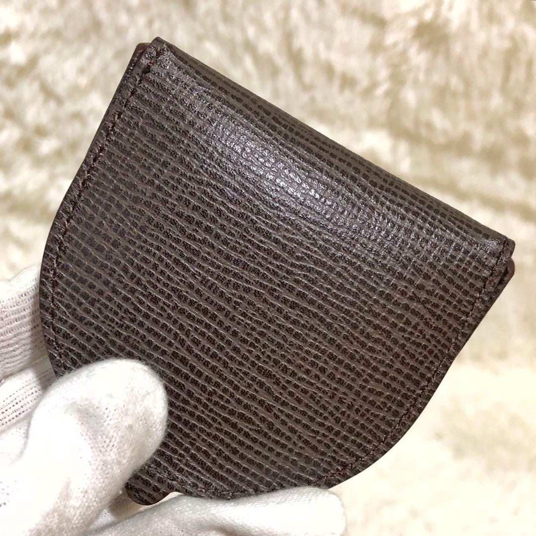 未使用✨ロエベ アナグラムロゴ　レザー　 ケース ダークブラウン