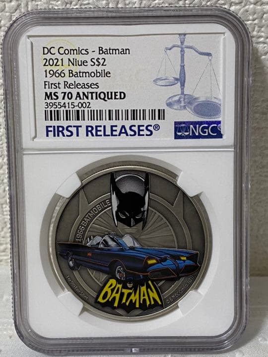 toru　2021　ニウエ　バットマン　1966　　銀貨
