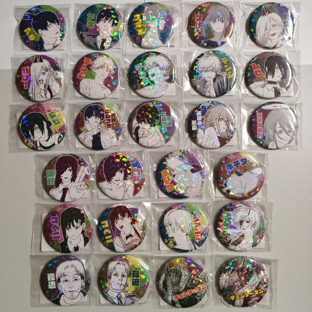 チェンソーマン オールスター缶バッジ 第2弾 27点セット ホロ