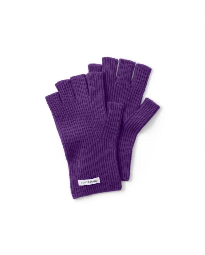 【新品】Cash Baby Open Finger Glove / Purple