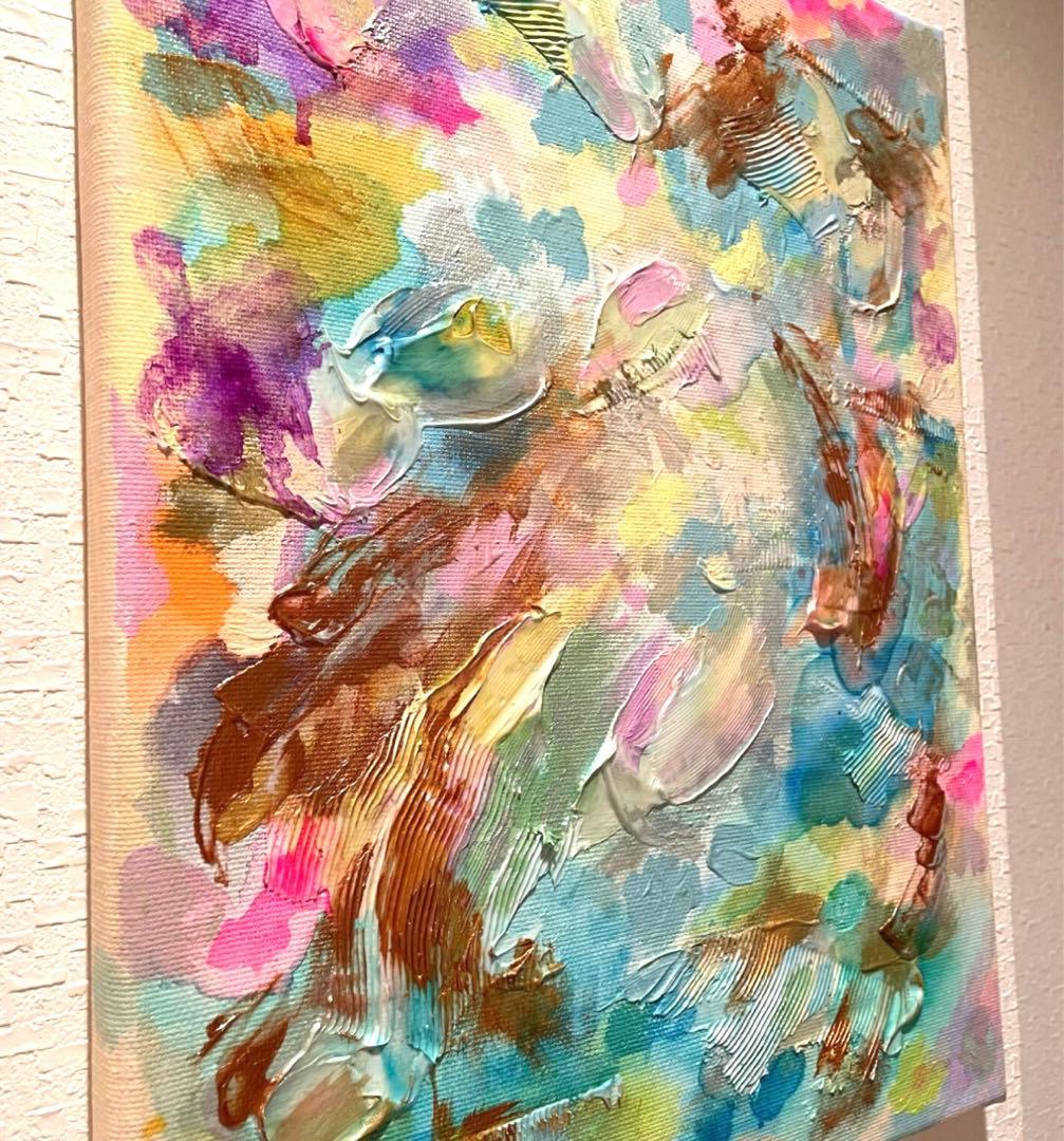 抽象画　空　原画　テクスチャーアート　絵画　アート