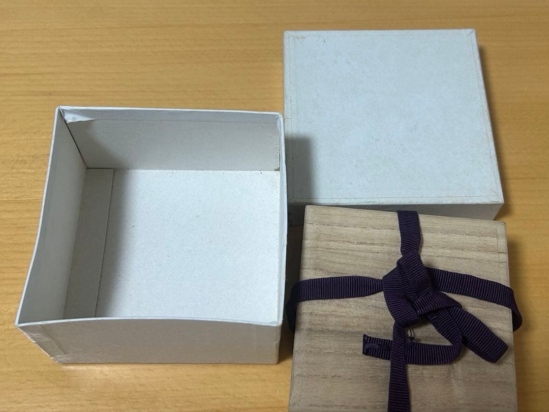 刻印あり純銀　銀盃　記念盃　木箱付き